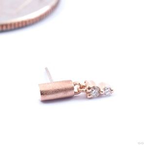 Mumble Press-fit End in Gold from Pupil Hall (14k solid gold)